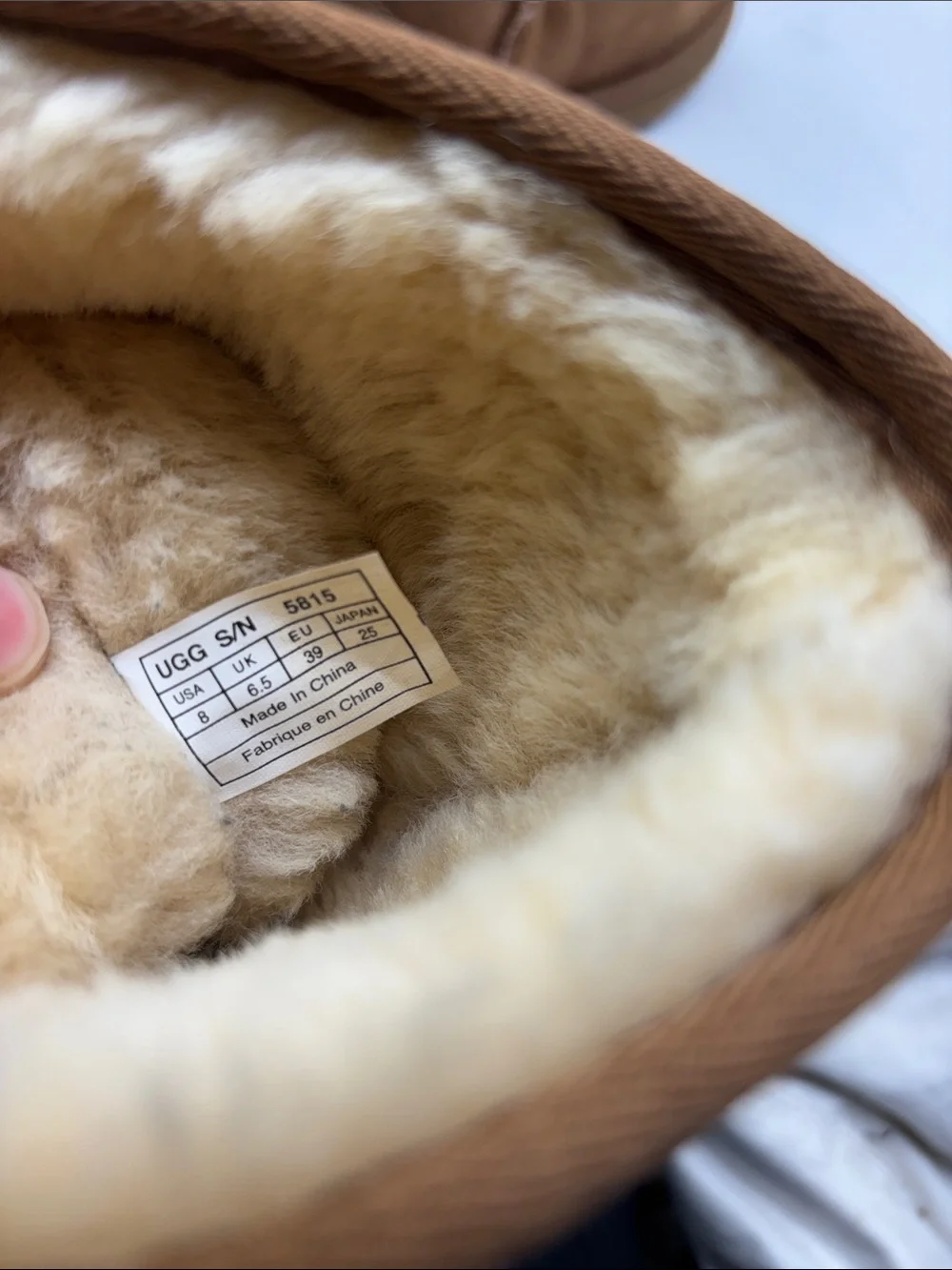 UGG cozy suede